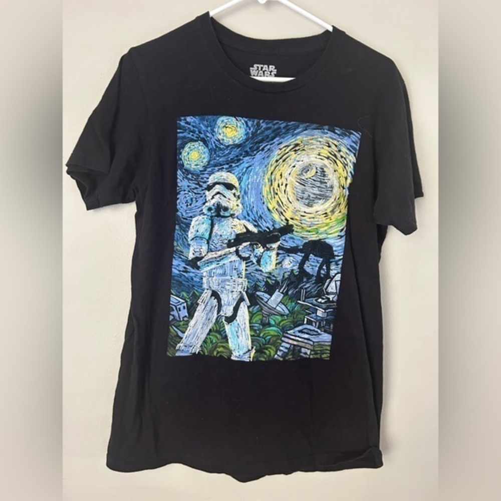 Star Wars Black T-Shirt with Stormtrooper‎ Design
